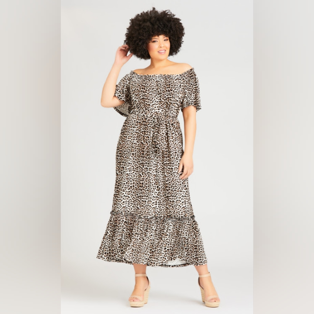 Animal print Maxi Dress 30/32 from Avenue